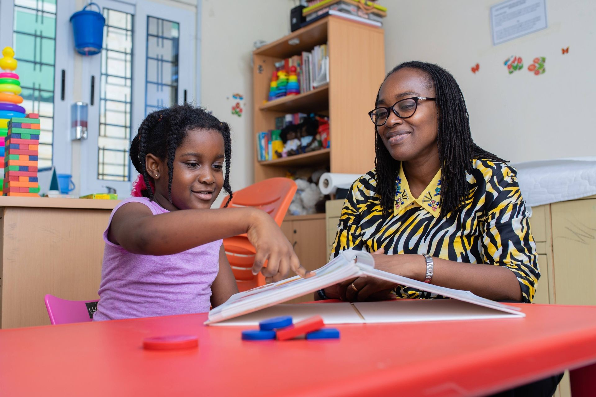 Dr Marbell in the consulting room